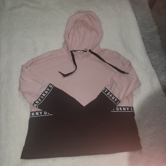 DKNY pullover hodie sz lg - Picture 3 of 4
